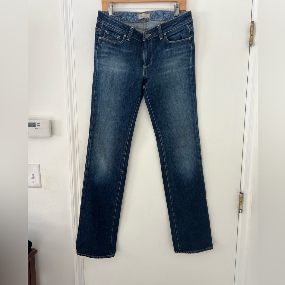 PAIGE Dark Blue Straight Leg Jeans Melrose size 30 (V129)